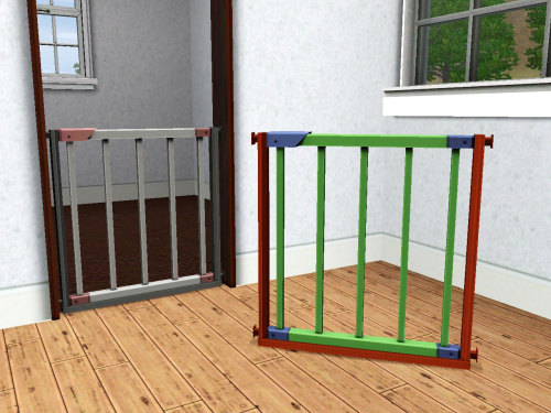 danjaley:

Separate Baby Gate for LilmisslauConverted yesterday night when my mind was in desperate need of something nice and rectangular.Found under Function/Kids/Kids Misc and Room/Nursery/Kids Deco at 50§Three channelsMesh by EA from Aurora SkiesI’ve disabled the footprint because even before I did so, Sims could walk through it. So now you can place it in any arch without moveObjects and Sims can still use the arch.Download

OHMYGOD this is amazing!! I can&rsquo;t even&hellip; Thank you so much darling 😘❤️ xxxx