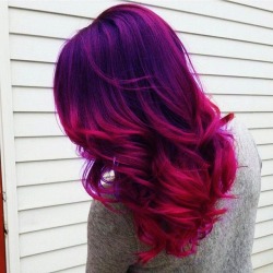 Hair Cute Purple Hair Cute Girl Pink Hair Curly Hair Colored