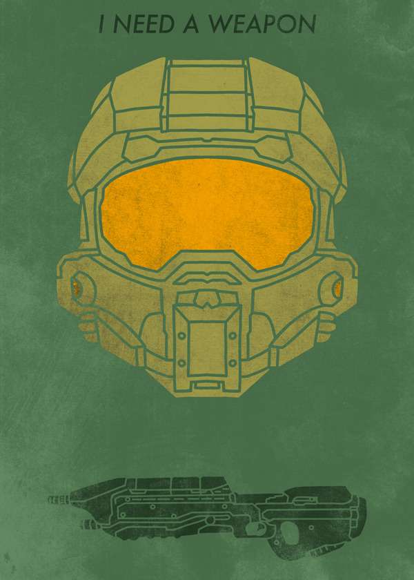 Video Game Tribute Posters - Created by JC Maziu