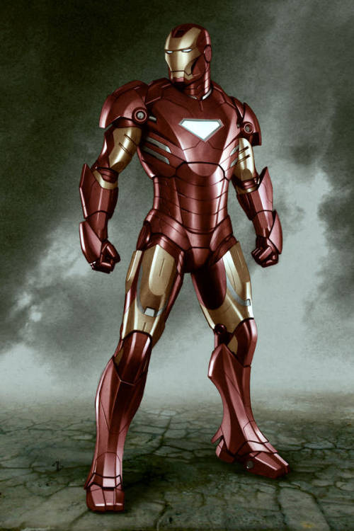 Iron Man concept art by Adi Granov