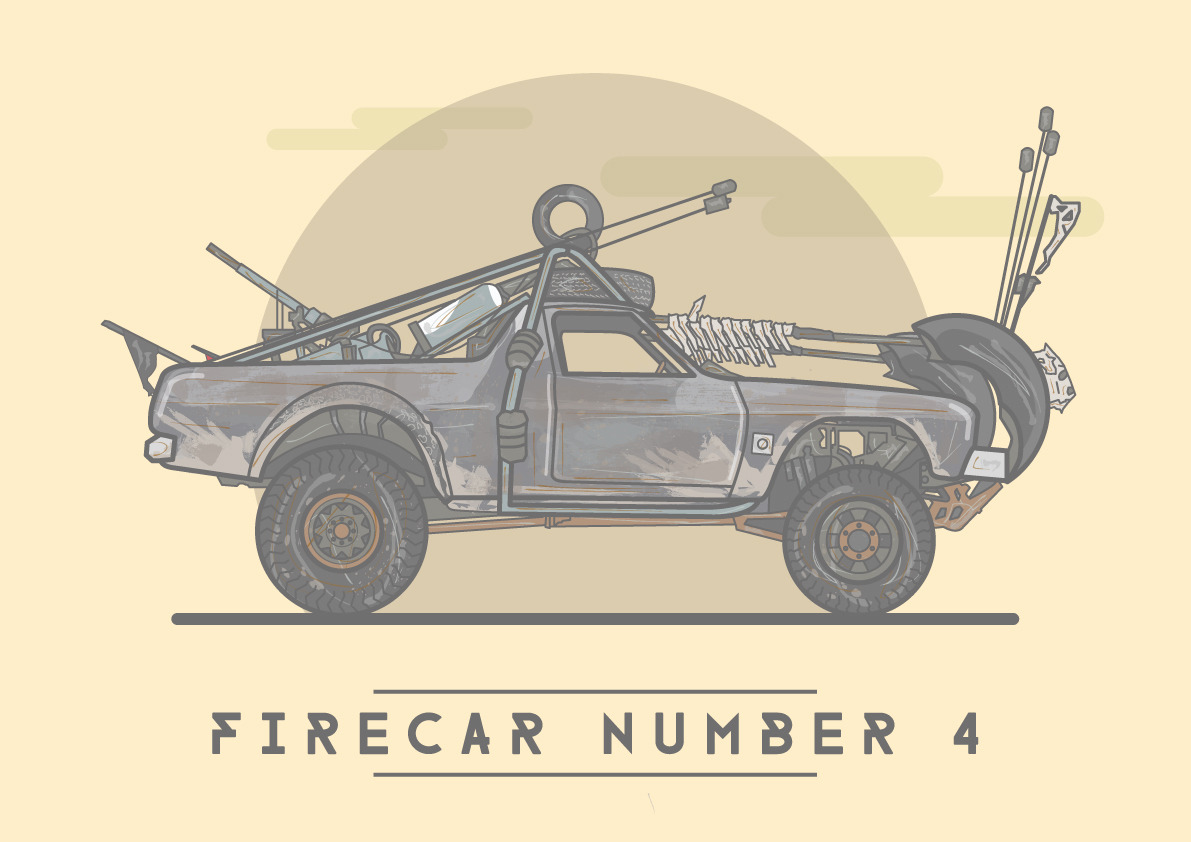 Mad Max: Fury Road Machines by Stuart Shaw
