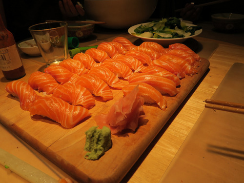 Sushi on New Year’s Eve