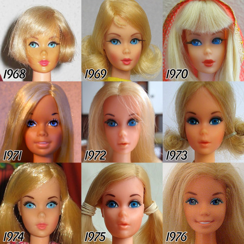 Эволюция куклы Барби с момента создания и до наших дней Tumblr_nsfngoAAlU1qf9djko2_500