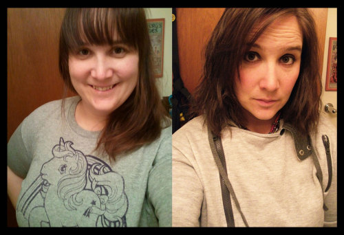 spiritualandphysical:Thought Id post a face comparison. The picture on the left was Christmas Eve 2012. This was right before I went off my antidepressants, birth control, and quit smoking; all at the SAME TIME. O_O I also think this was around my heaviest weight of 323 lbs.The picture on the right was from April 4, 2015. Im now down to 231, am still off the antidepressants, havent smoked in nearly two years, training for duathlons/triathlons, and am working toward personal trainer certification!This kind of change does not happen overnight, but it is not impossible either. The days will pass no matter what. I just chose to love myself and to take care of myself. 