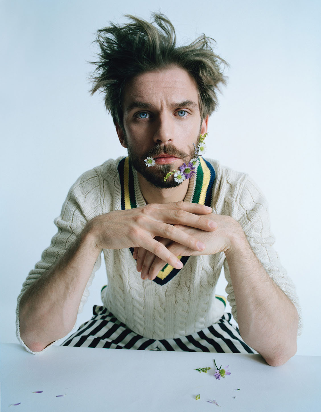 Actor Dan Stevens Bloomed in 2014
Photograph by Tim Walker; styled by Jacob K; W magazine February 2014. 