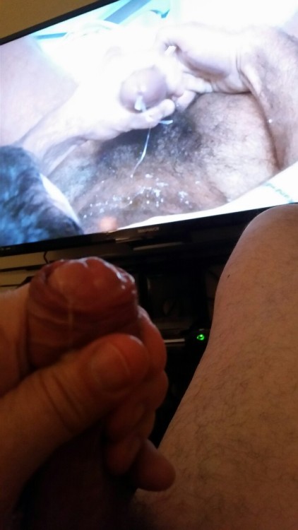 Oh damn… oh yeah… oh man… oh shit… oh fuck… here I blow again… another load of cum at the point where the older man in the vid unleashed his!!!  Damn… this video, His Son’s Best Friend, sure has made me have a lot of fucking enjoyment… (although not quite as good as it would be if you were here doing these things with me in person!!! hehehe)  and this is just posts from the first scene of the vid… 3 more to go… LOL… can you stand it???? MY ORIGINAL POST