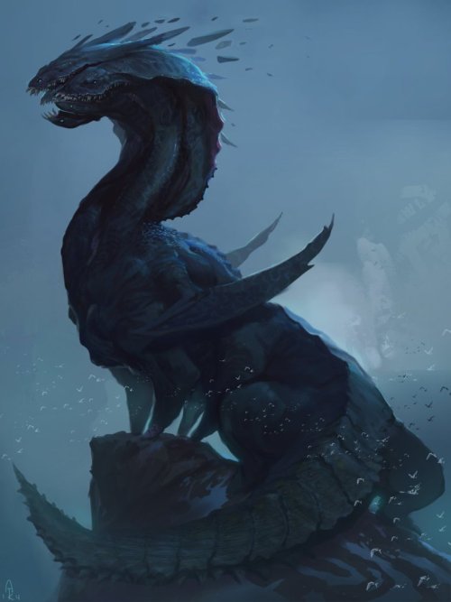 The Dragon God by Alex Konstad (DeviantArt)