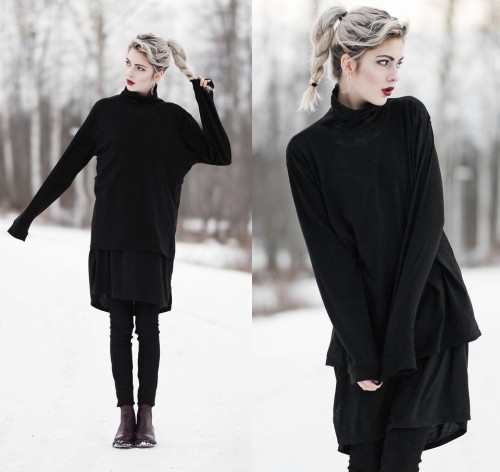 lookbookdotnu:All black again :) (by Ebba Zingmark) - Daily Ladies