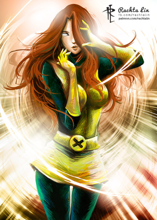rachta-lin:



Marvel - Jean Grey

Good Saturday afternoon everybody!  Jean Grey is one of my favorite characters from the Marvel universe! She has such over the top powers like mind control, telekinesis and telepathy! I wish I had those powers too! :3She’s also voted 3rd sexiest female comic character! Maybe I should draw a NSFW version of her sometime… &gt;_&lt;Follow me on…Facebook  |  Tumblr  |  Patreon 