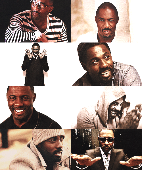 pondsarecool:

Fangirl Challenge  [4/10] actors » Idris Elba
“It feels good to be sent some good stuff…I love to act and I love to challenge myself and all these scripts are very different. I’m getting offered a lot of porn these days which is fantastic.”