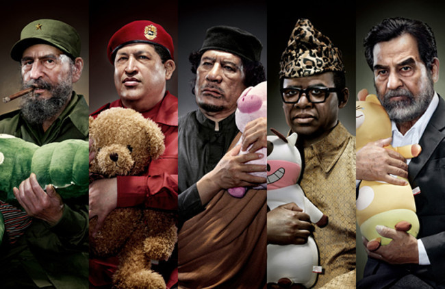 (via Yes, it’s world dictators cuddling stuffed toys » Lost At E Minor: For creative people)