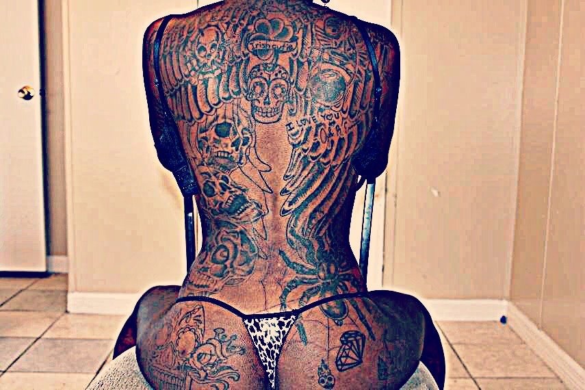 Side Tattoos For Black Women