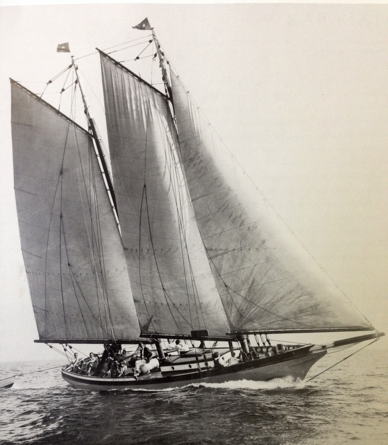 rickinmar:

Joann was designed by L Francis Herreshoff with help of its owner, Waldo Brown…built in Lynn  in 1924.. Owned in the 1950s by the actor Sterling Hayden, and still around… photo in Marblehead by WB Jackson.