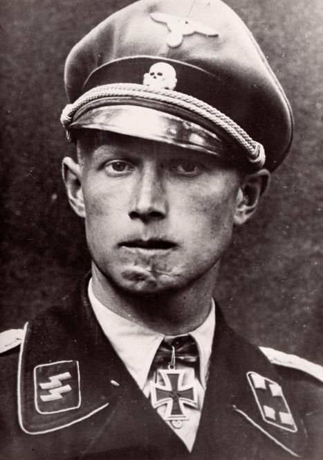 Christian Tychsen. Obersturmbannführer in the Waffen SS with the Knight’s Cross of the Iron Cross, he was later awarded the Oak Leaves. August 1943.
