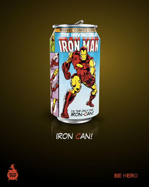 cervejas heróis iron man