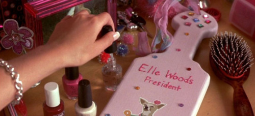 SPOTTED: Beauty Products in Legally Blonde: OPI Nail Polish, Clinique Blushing Blush, Clinique Color Surge Eyeshadow and Clinique Happy Perfume