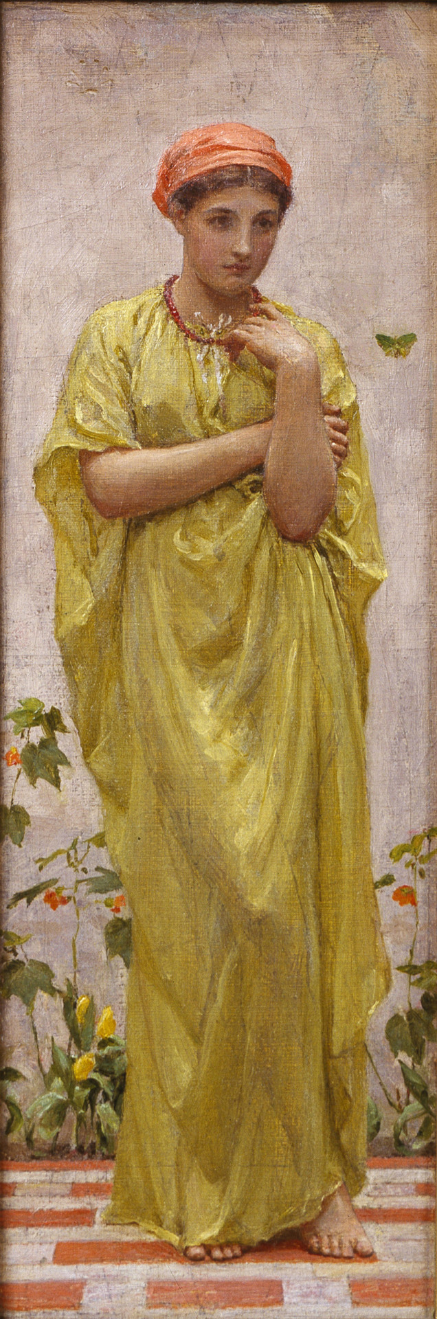 A Study in Yellow by Albert Joseph Moore, 1880