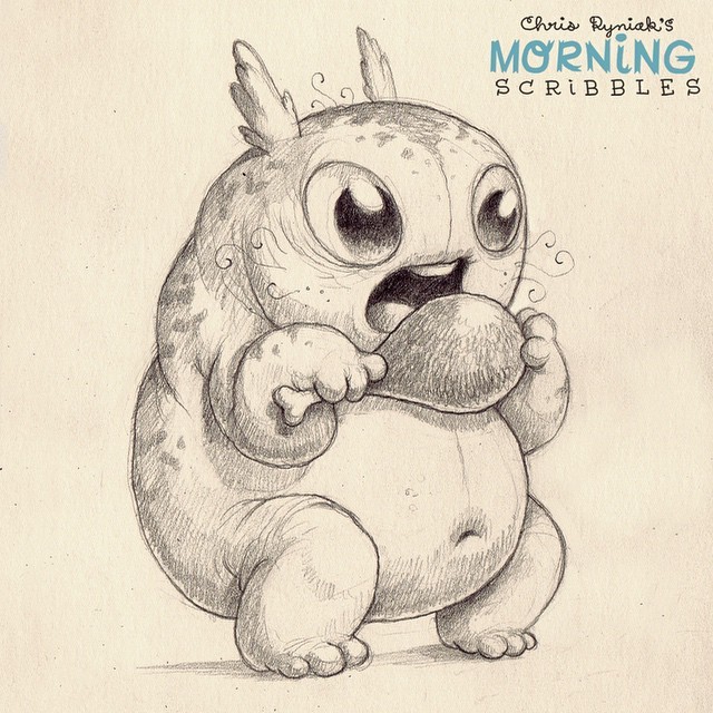 Happy Thanksgiving to all of you! Eat all the foods today!  #morningscribbles