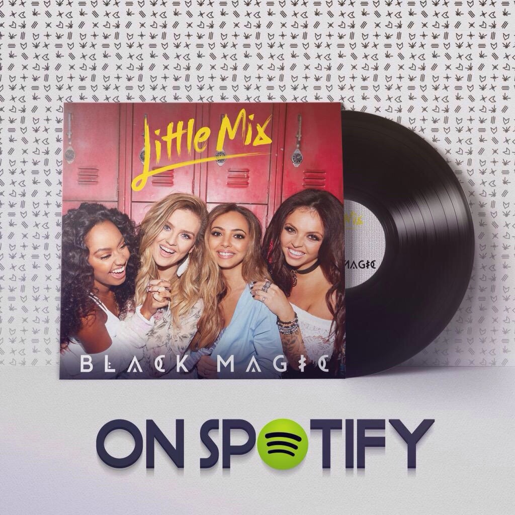 LittleMix: USA! #BlackMagic is featured on @Spotify’s Today’s Top Hits! Go have a listen. http://spoti.fi/1dxwMTP Mixers HQ x 