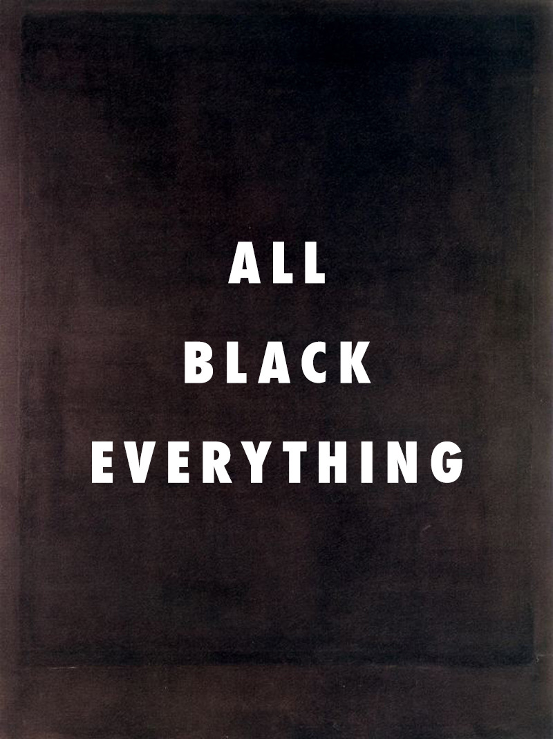 Run this town No. 8
Black form painting no. 8 (1964), Mark Rothko / Run This Town, Jay-Z ft. Kanye West, Rihanna