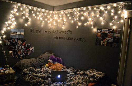Tumblr Rooms with Lights and Quotes