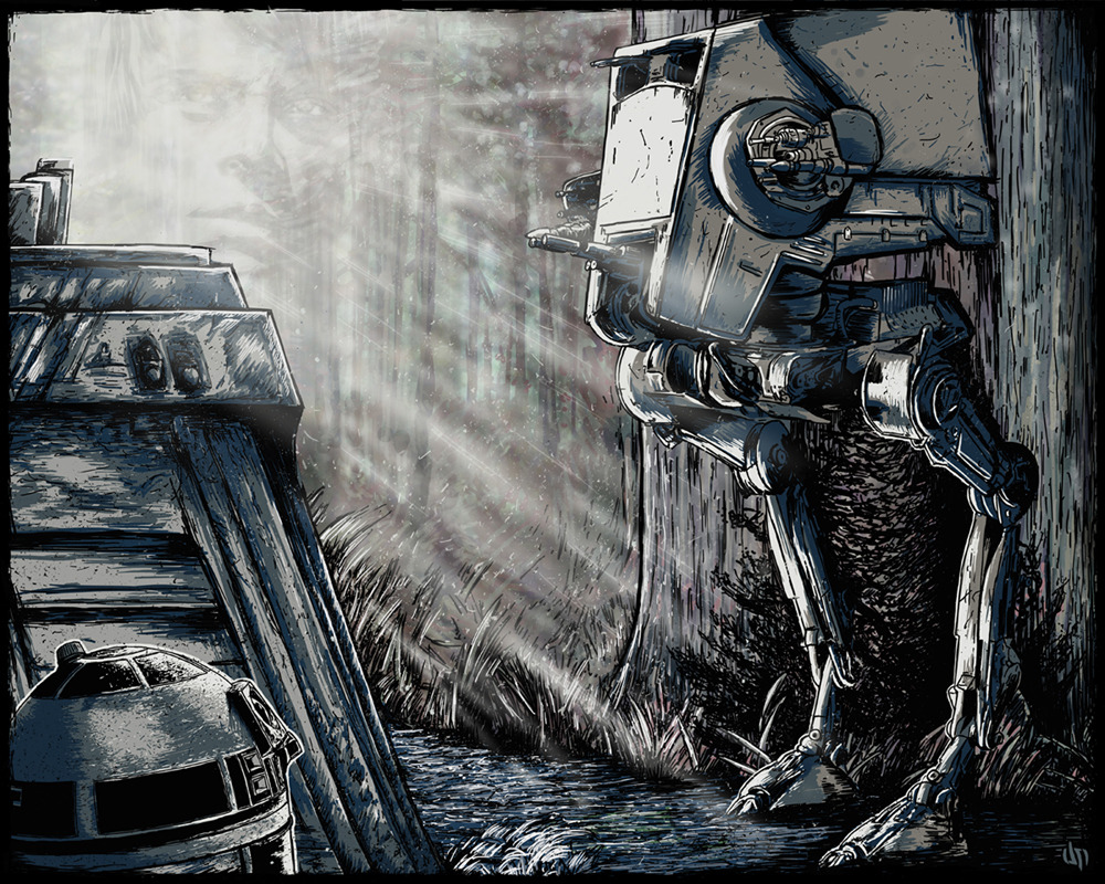 Star Wars: R2-D2 Illustrations - Created by Daniel Nash