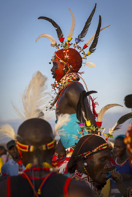 c-u-l-t-u-r-e-s:

Samburu warrior jumping Kenya by Eric Lafforgue on Flickr.
