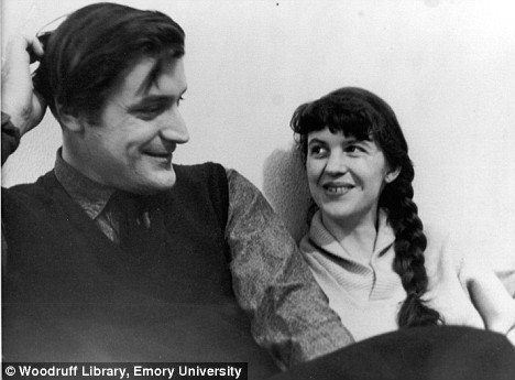 HAPPY ANNIVERSARY Sylvia Plath &amp; Ted Hughes! ♥You would have been married 59 years today! Too bad it all ended like it did. RIP!Plath and Hughes first met on 25 February 1956 at party in Cambridge. They married only four months later on 16 June 1956 at St George the Martyr, Holborn, Camden, London in honor of Bloomsday. They have been married for 6 years and four months till Plath commited suicide on 11 February 1963. Plath and Hughes have been separated for five months since September 1962, but they never got a divorce. In fact, word has it that they were on their way to a reconciliation.Picture: dailymail.co.uk, circa 1959. © Robert W. Woodruff Library, Emory University, Atlanta, GA, USA