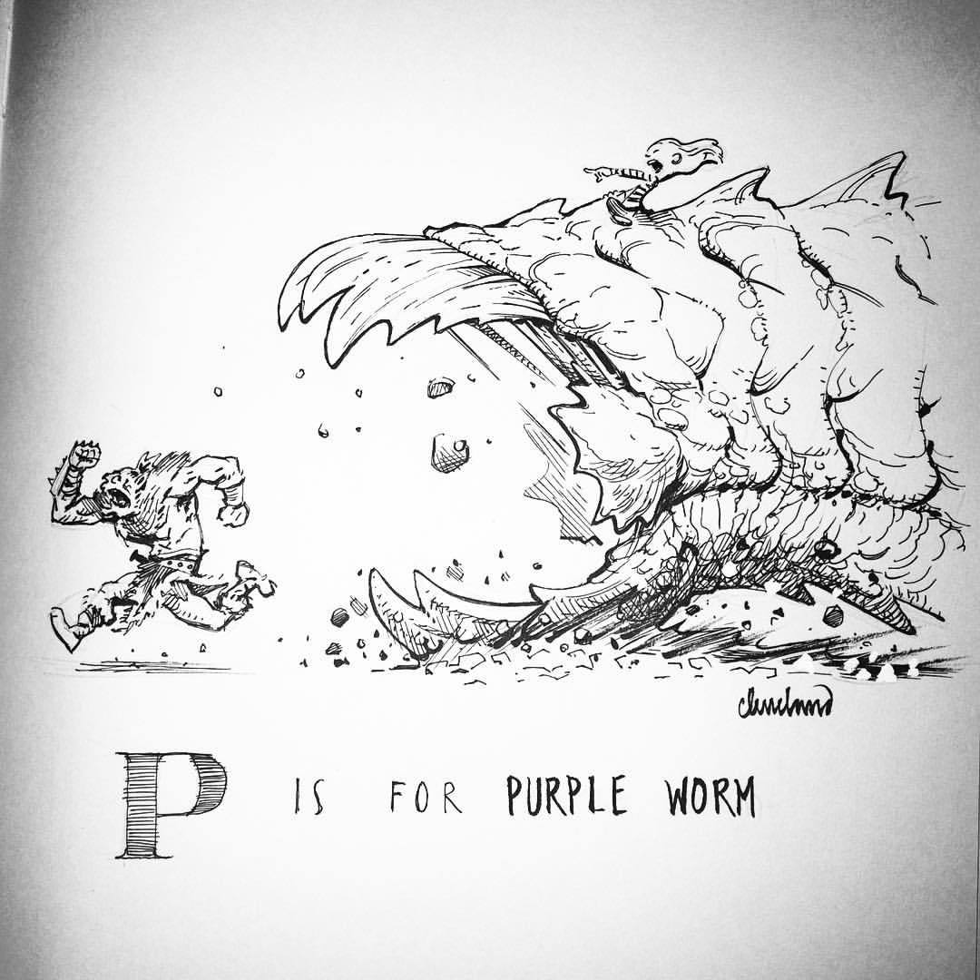 #Inktober #17! Most D&amp;D monsters don’t tolerate bullies.