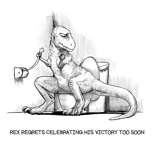 Rex wins&#8230;.and Rex loses all at the same time.  Rex is irritated.