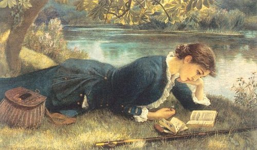 silenceforthesoul:

Arthur Hughes (1832 -1915) - The Compleat Angler, 1884
