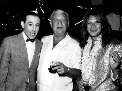 Pee-Wee Herman, Rodney Dangerfield and David Lee Roth together:  WORLD’S COLLIDE!