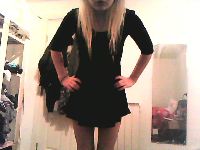 my new dress i wore out last night :3 