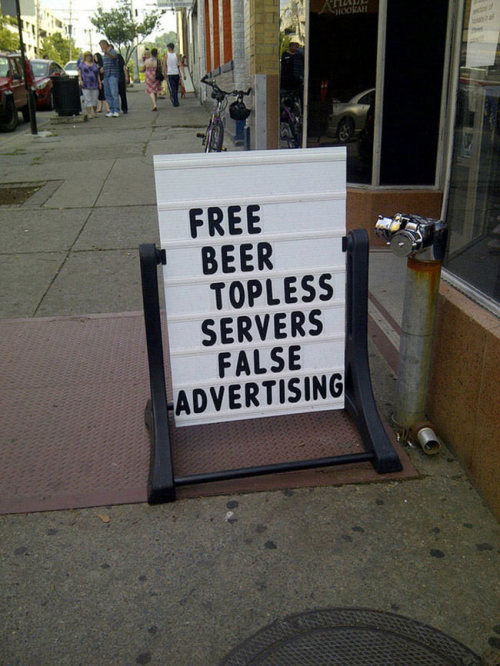 Funny beer ads
