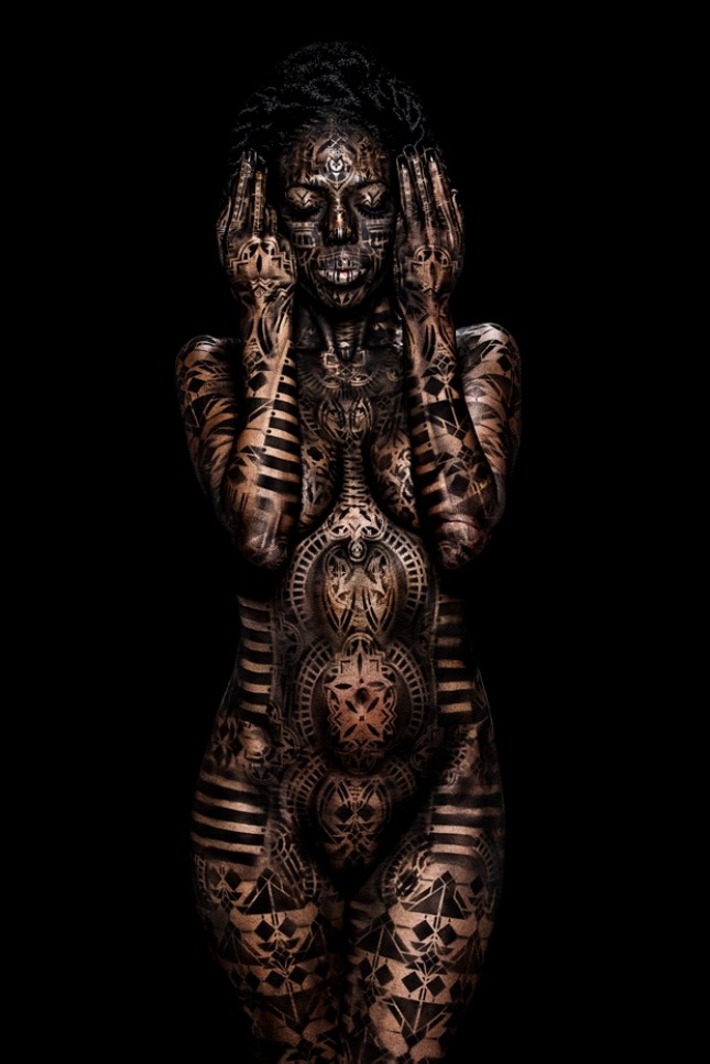 Egyptian body paint