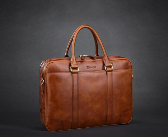 ATTRACTIVE GENUINE SHOULDER BUSINESS CASUAL LEATHER BROWN BAG R6FPCOFHZRPL