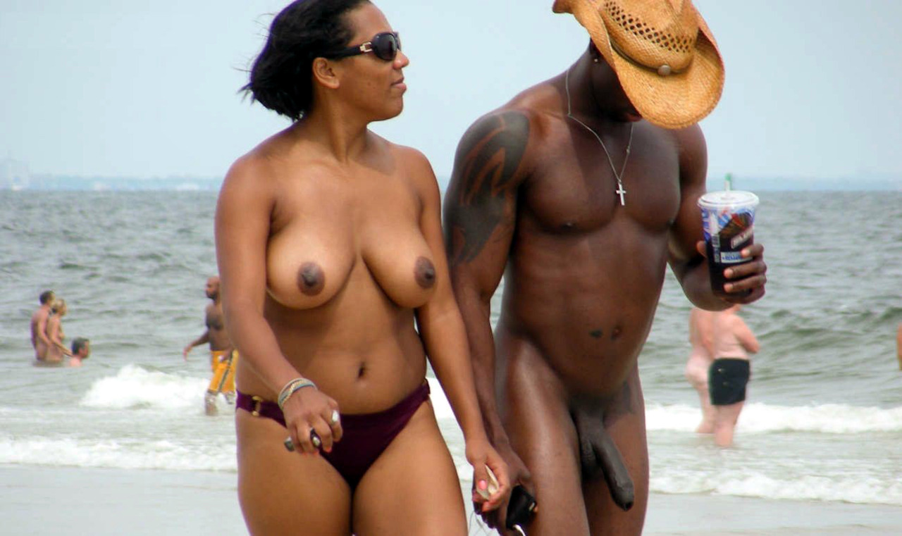 Black nudist beach women