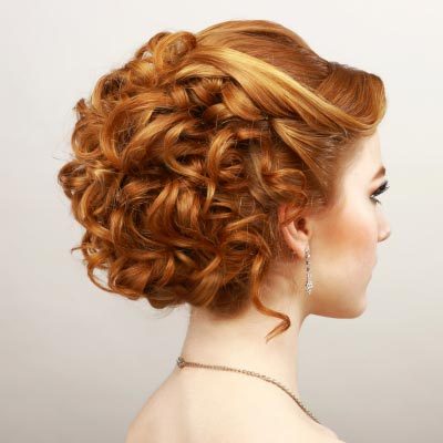 The Best Curly Prom Updo Hair