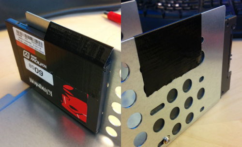Duct tape is a sufficient way to secure SSD’s right?