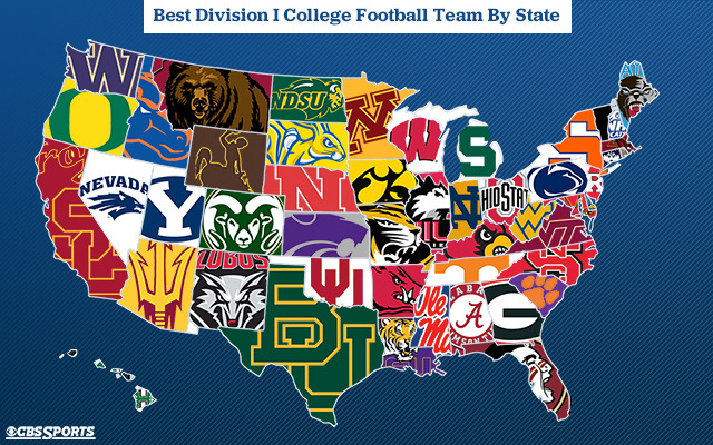 Picking the best college football team in each state entering 2015