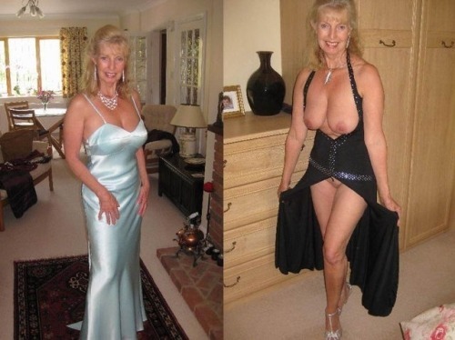 Gilf dressed then naked