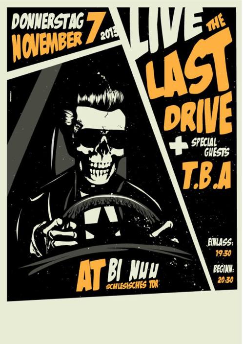 The Last Drive &amp; The Magnificent Brotherhood tomorrow in Berlin!!!! 