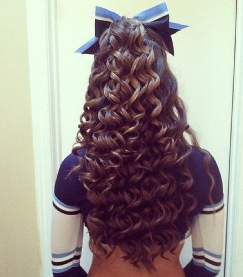 cheerleading curls | Tumblr