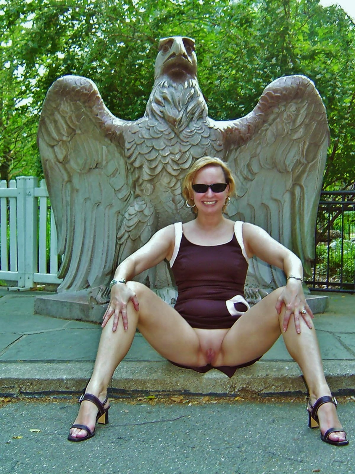 Nude girls spread eagle