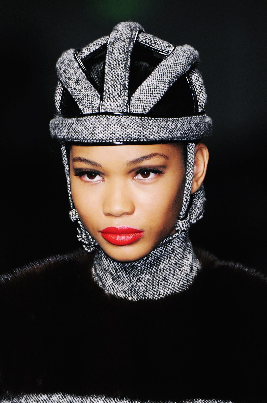 Chanel Iman at Jean Paul Gaultier Haute Couture Fall - Winter 2008/2009.