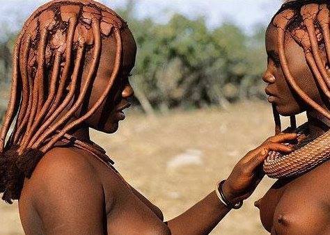 African himba tribe women