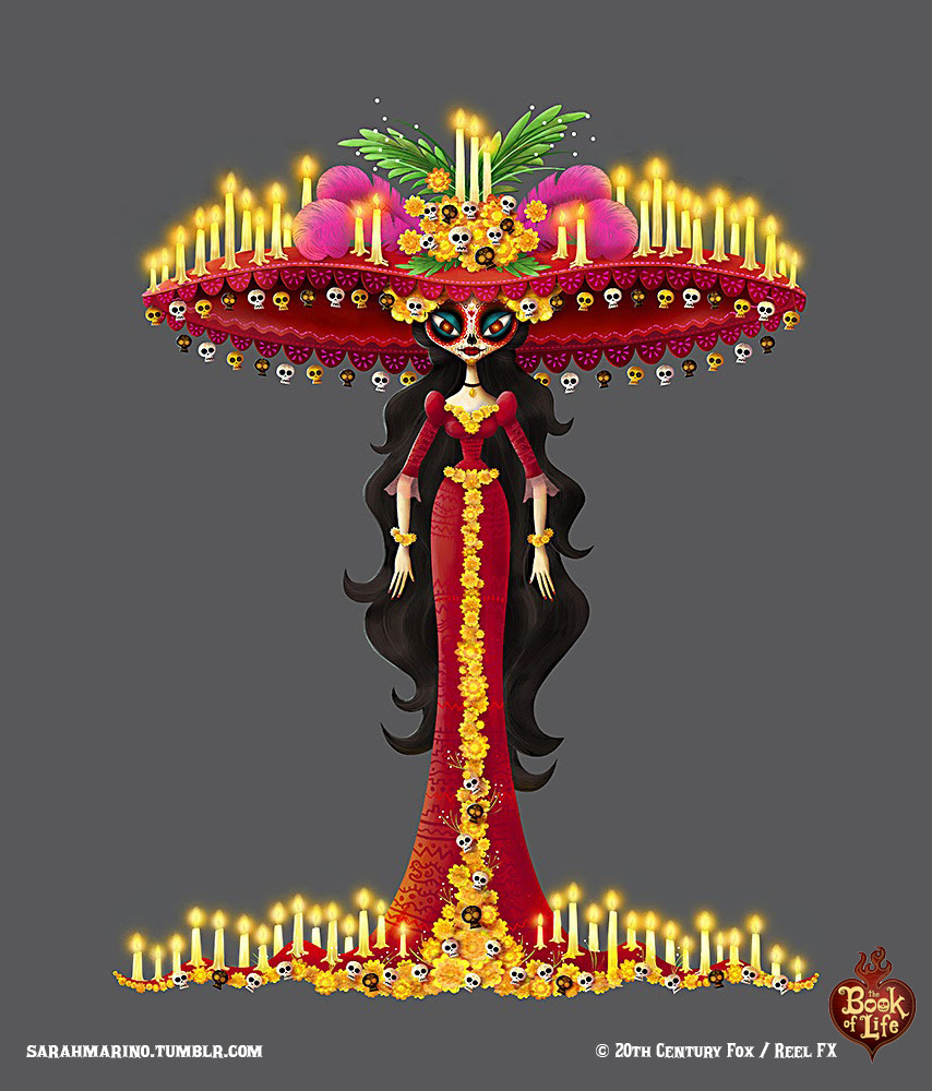La Muerte
Made of sugar and all things good in this world
Design by Sandra Equihua and Jorge Gutierrez. Paint by me!
