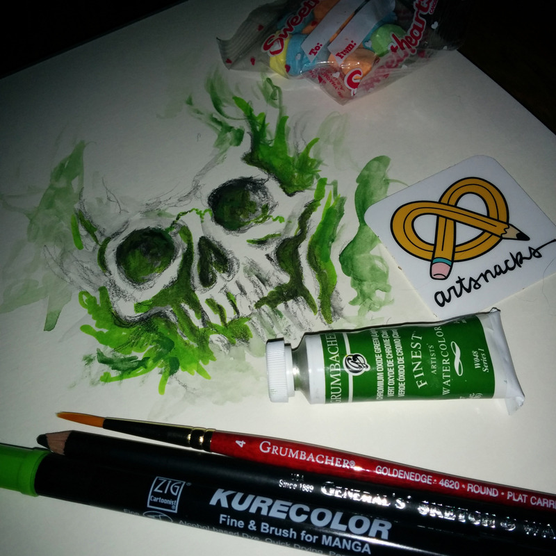 alexkujawa:Somebody got ArtSnacks subscription! :D ArtSnacks is like a magazine subscription but instead of a magazine you get 4 or 5 different art products to try out.Learn more about ArtSnacks here.