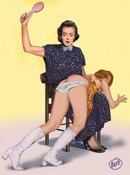 Barbara o toole barb spanking art