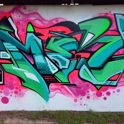 Another freestyle at #roskildefestival2014 with #tadcrew #rfgraff #tmd #f1 #gm